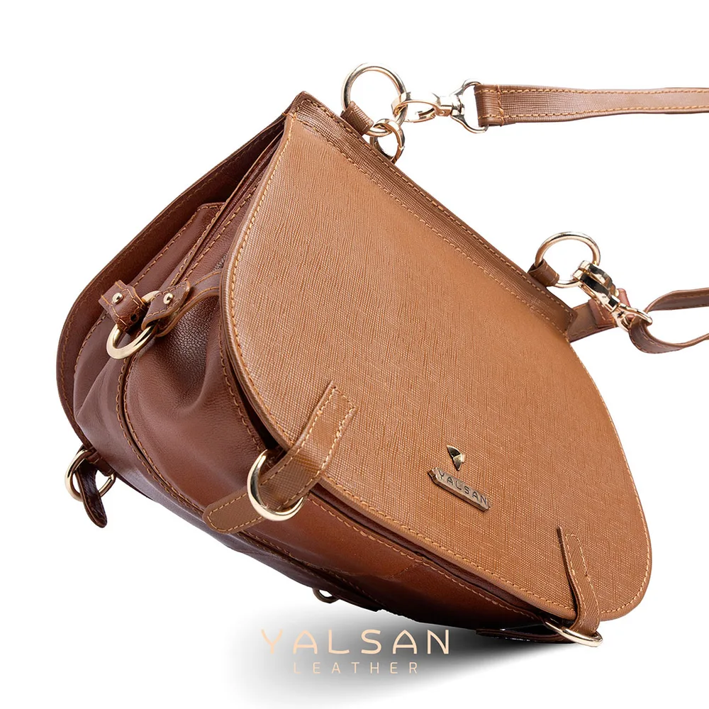 کیف دوشی و دستی زنانه مدل مارال کد 008-HRM چرم یلسان — تصویر ۱۰