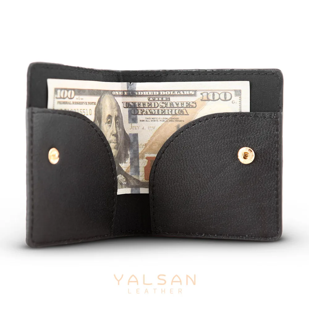 کیف پول مدل سوشا کد 159-BS چرم یلسان — تصویر ۴