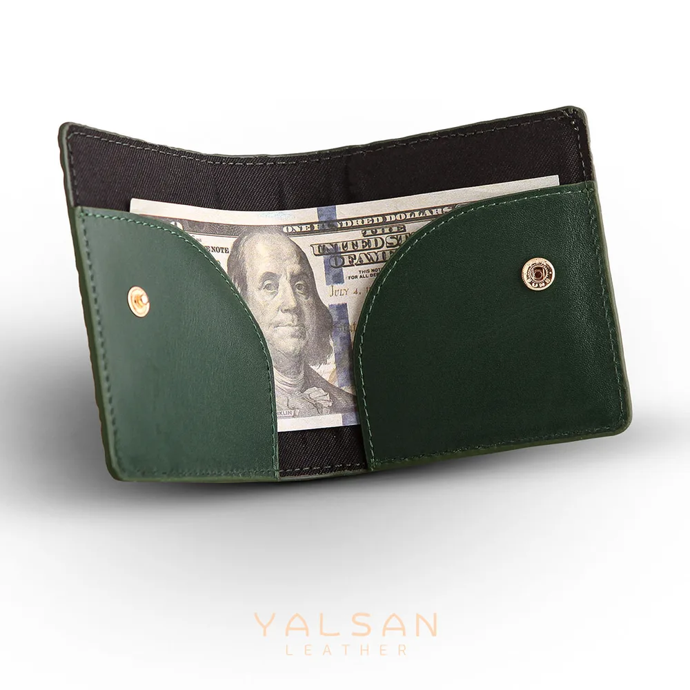 کیف پول مدل سوشا کد 159-GAN چرم یلسان — تصویر ۷