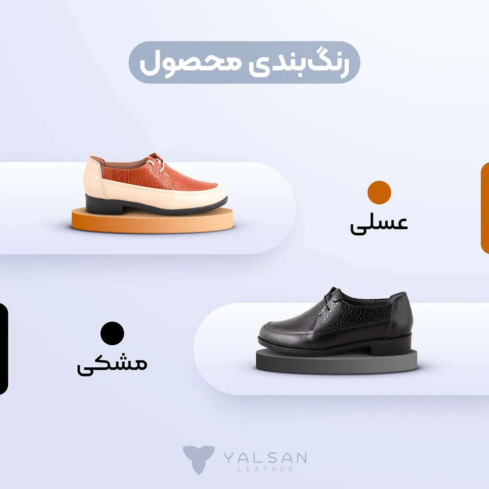 کفش روزمره زنانه مدل بنیتا کد667-PRM چرم یلسان — تصویر ۲