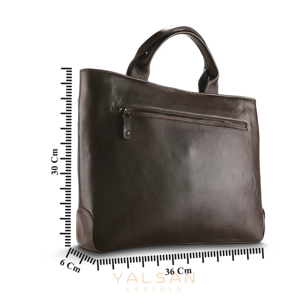 کیف اداری مدل همتا کد 216-PRM چرم یلسان — تصویر ۸