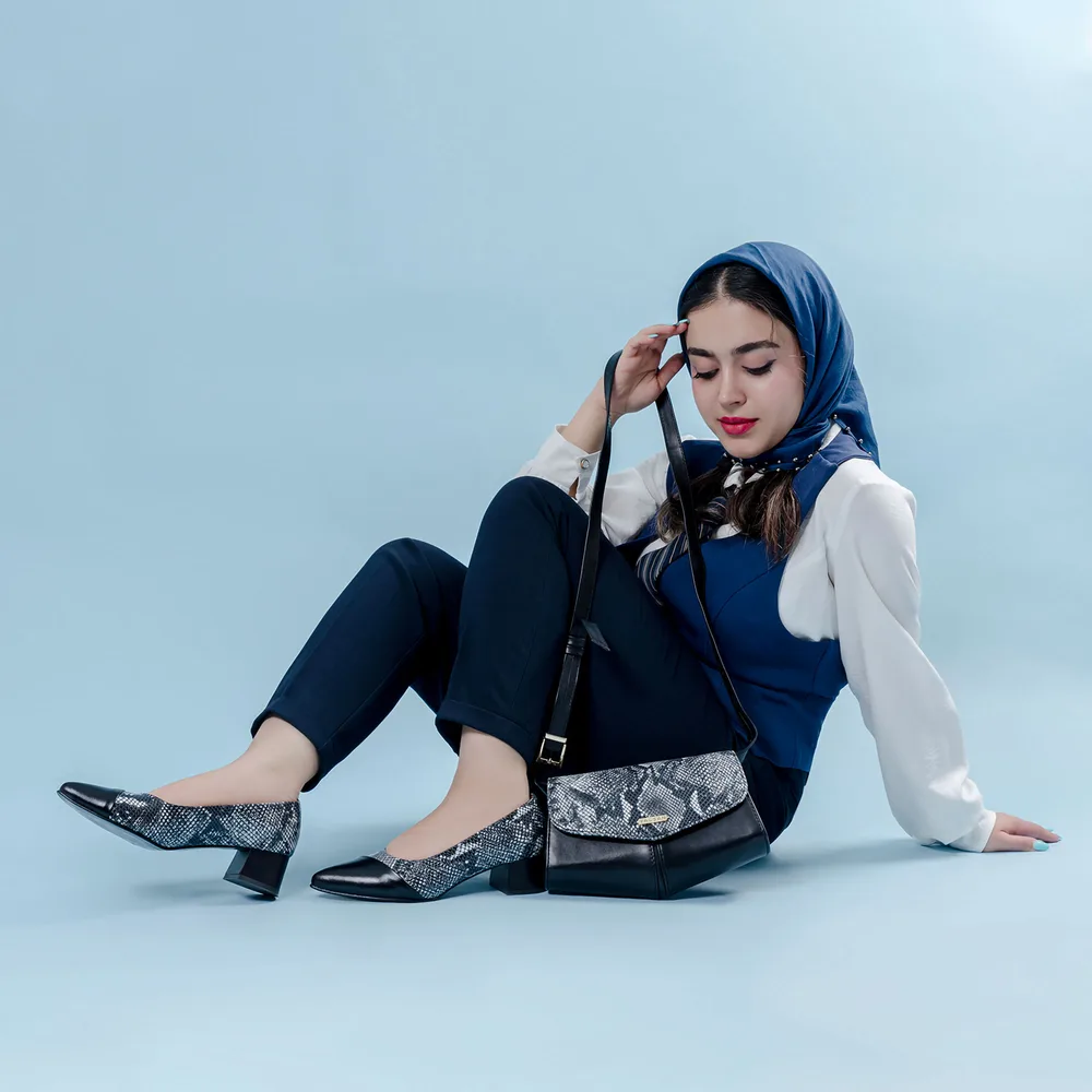 ست کیف و کفش زنانه مدل هیلدا کد 924-ALIS-RTL چرم یلسان — تصویر ۵