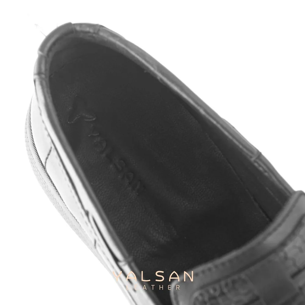 ست کیف و کفش مردانه مدل ماهان کد 935-LAKI-PRM چرم یلسان — تصویر ۹