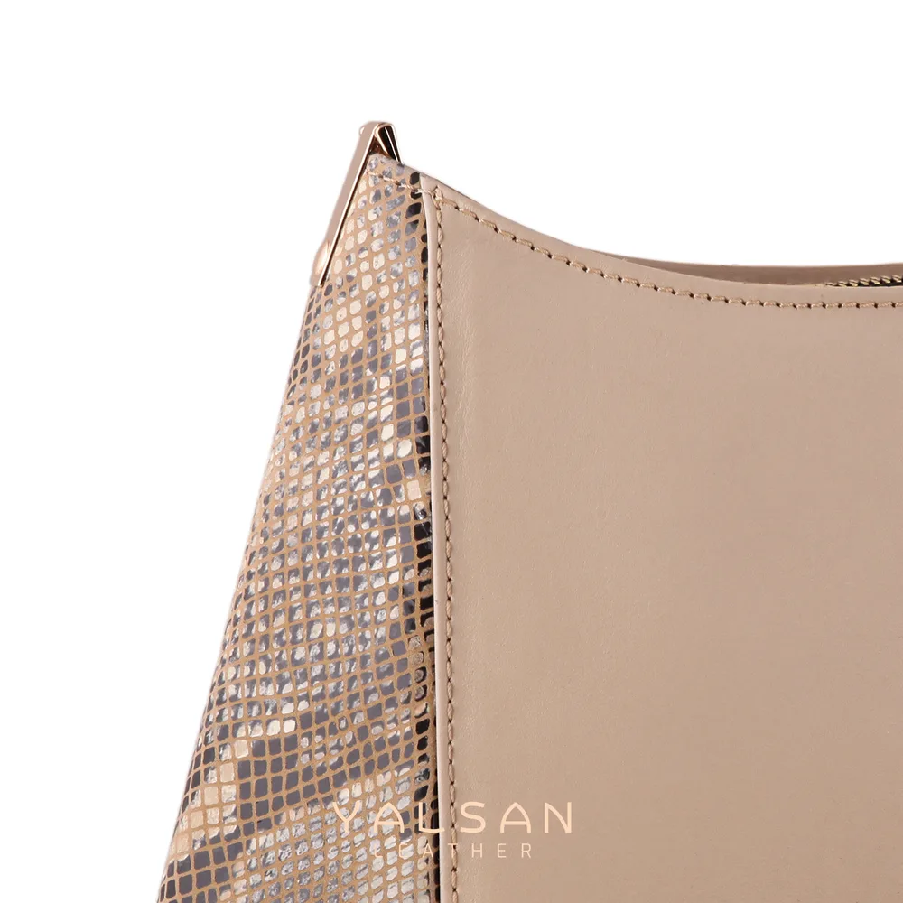 کیف دوشی زنانه چرم یلسان مدل آندیا کد 090-RTL چرم یلسان — تصویر ۵
