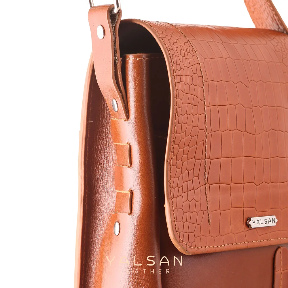 کیف دوشی مدل ماهان کد 010-PRM چرم یلسان — تصویر ۱۰