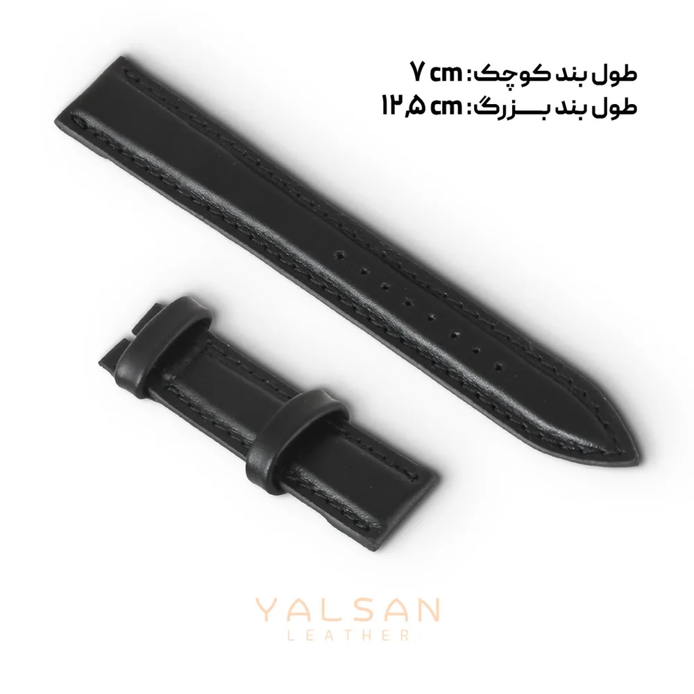 بند ساعت مدل اسپریت کد 076-GN چرم یلسان — تصویر ۲