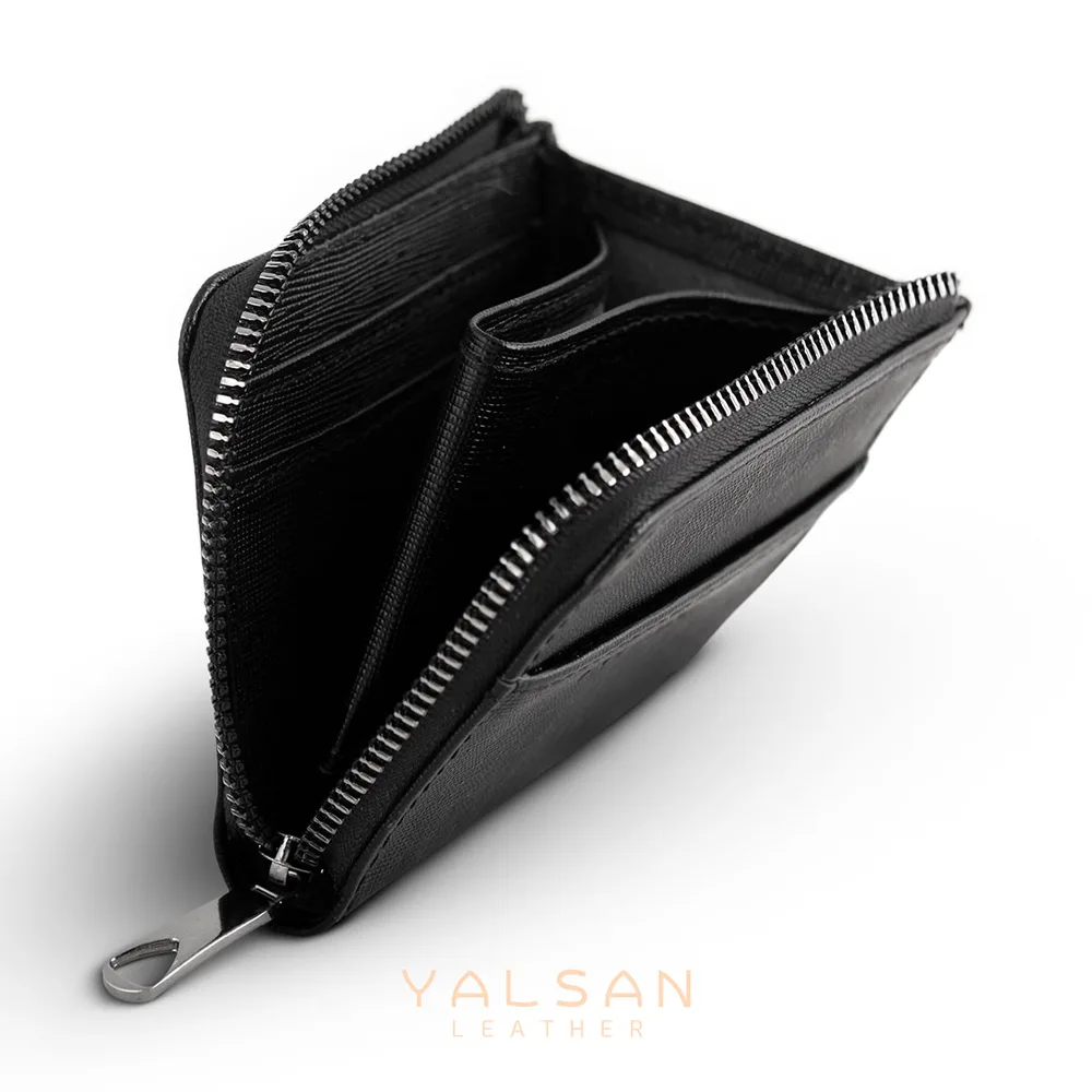 کیف پول چرم یلسان مدل رادین کد 080-HRM چرم یلسان — تصویر ۸