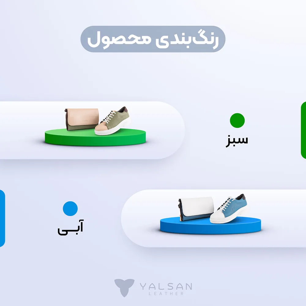 ست کیف و کفش زنانه مدل روناک کد 952-RASHEL-GN چرم یلسان — تصویر ۲