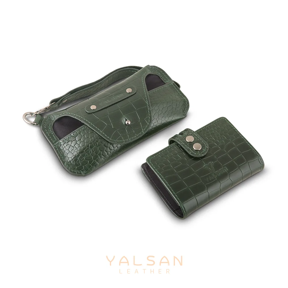 ست هدیه مردانه مدل کژال کد 183-NVD-PRM چرم یلسان — تصویر ۶