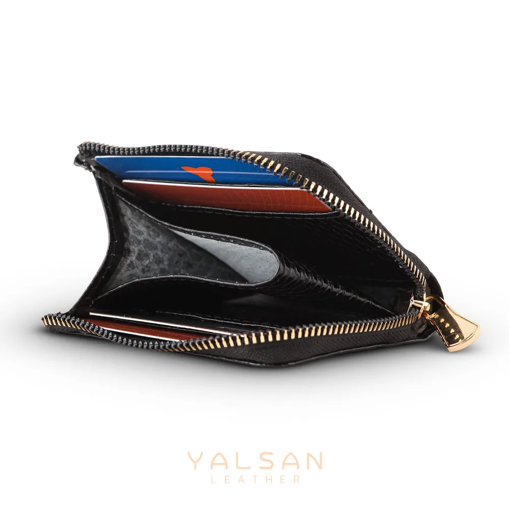 کیف پول مدل رادین کد 080-MRV چرم یلسان — تصویر ۴