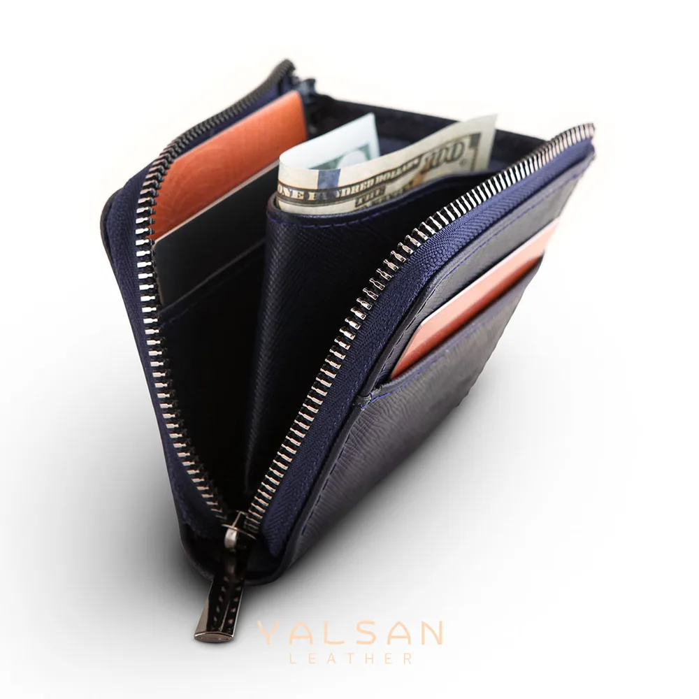 کیف پول چرم یلسان مدل رادین کد 080-HRM چرم یلسان — تصویر ۱۰