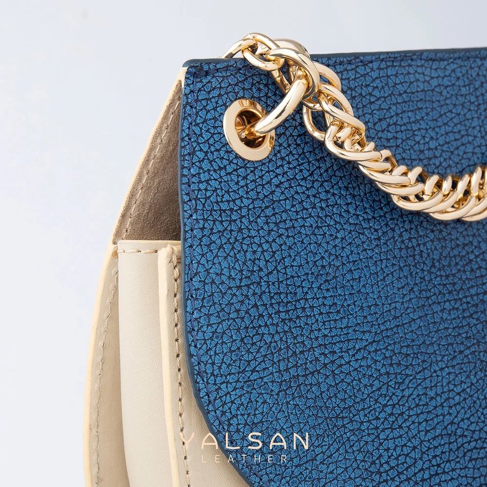 کیف دوشی و دستی زنانه مدل دلاریس کد 005-SHT چرم یلسان — تصویر ۴
