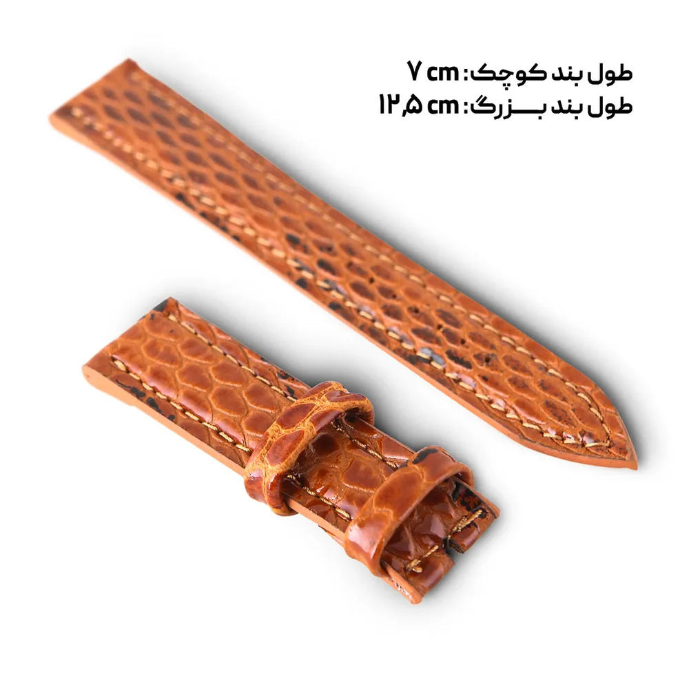 بند ساعت مدل اسپریت کد 076-MRV چرم یلسان — تصویر ۳