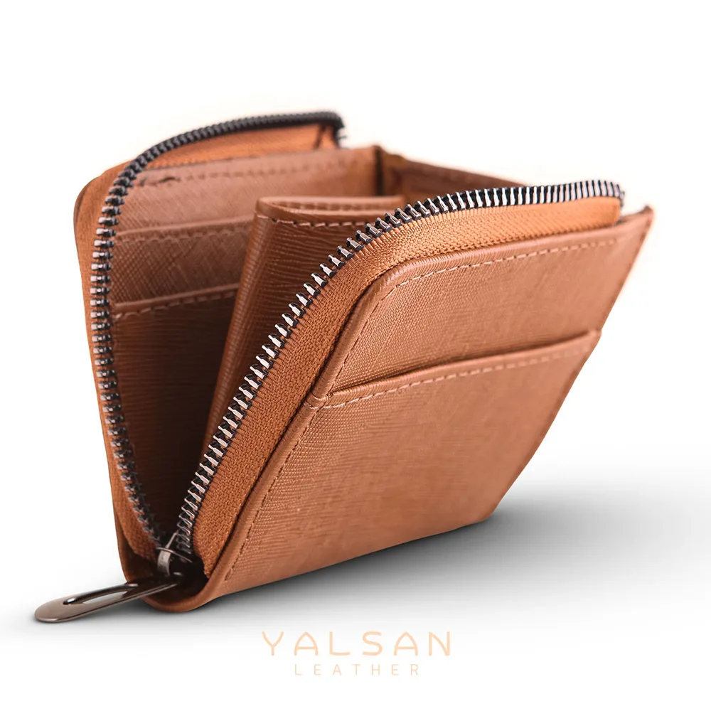 کیف پول چرم یلسان مدل رادین کد 080-HRM چرم یلسان — تصویر ۹