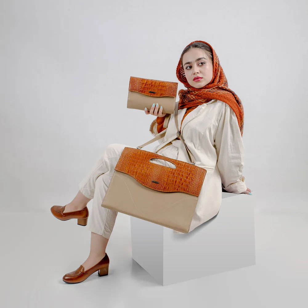 کیف اداری مدل ویلیام کد 112-GC چرم یلسان — تصویر ۴