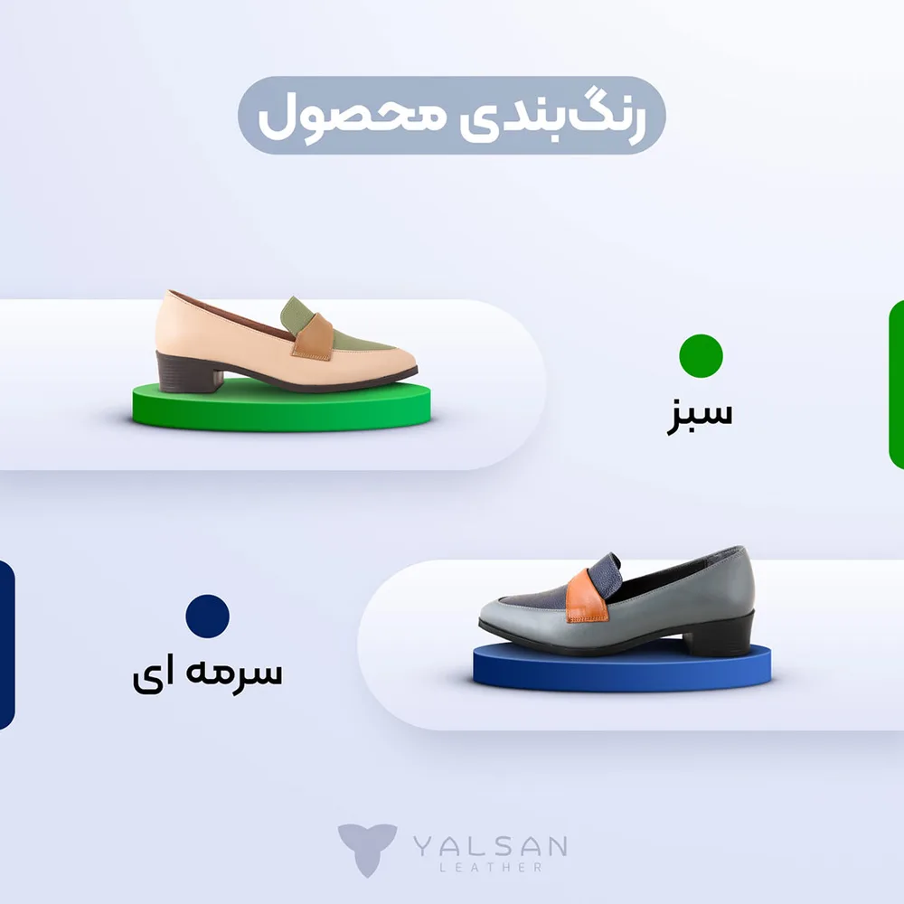 کفش پاشنه دار زنانه مدل جانت کد 666-MC چرم یلسان — تصویر ۲