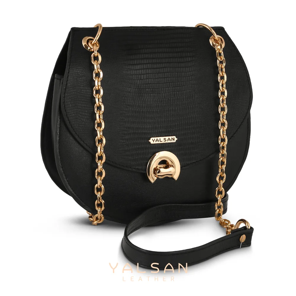 کیف دوشی و دستی زنانه مدل دلاریس کد 005-GL چرم یلسان — تصویر ۷