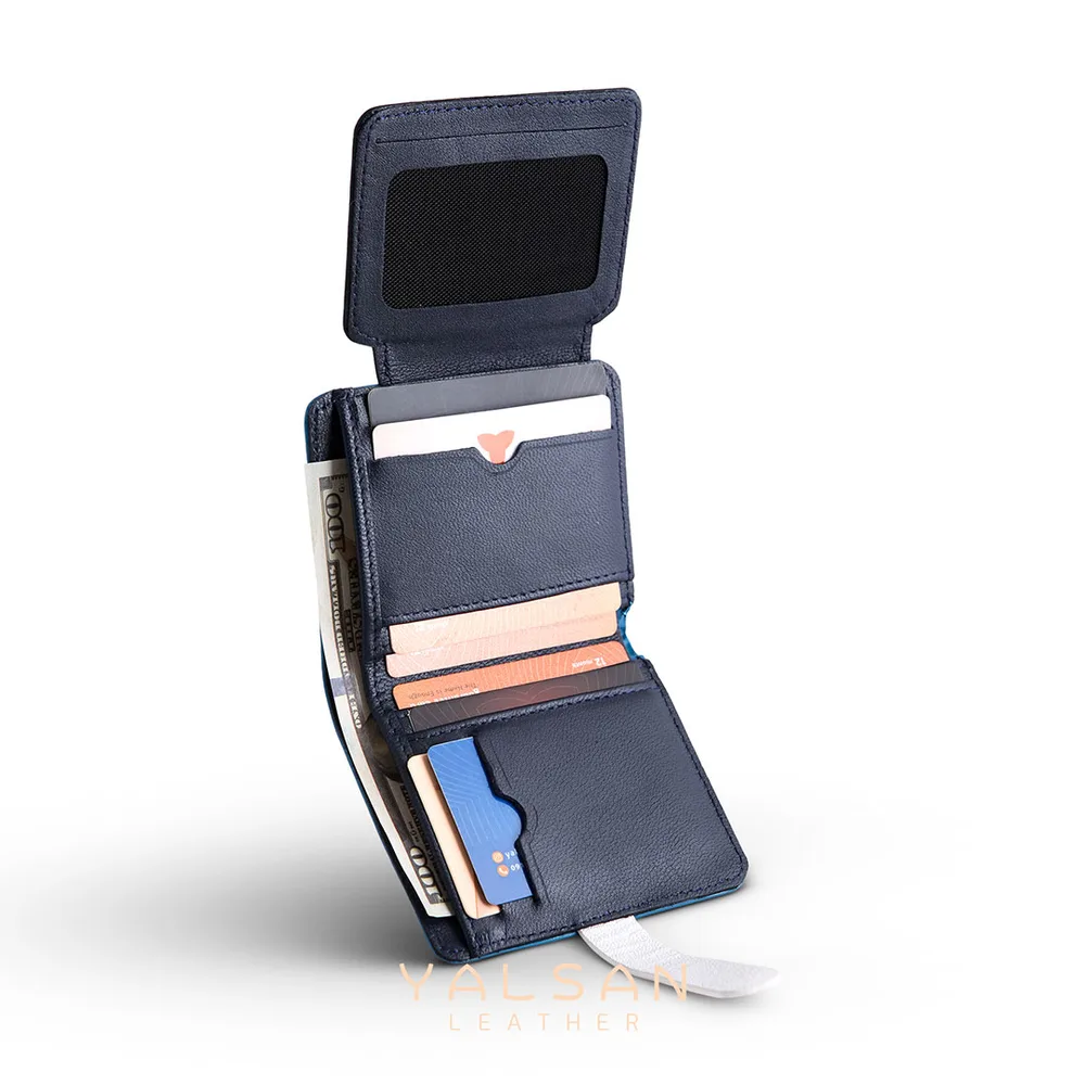 کیف پول مدل مارتین کد 212-GN چرم یلسان — تصویر ۴