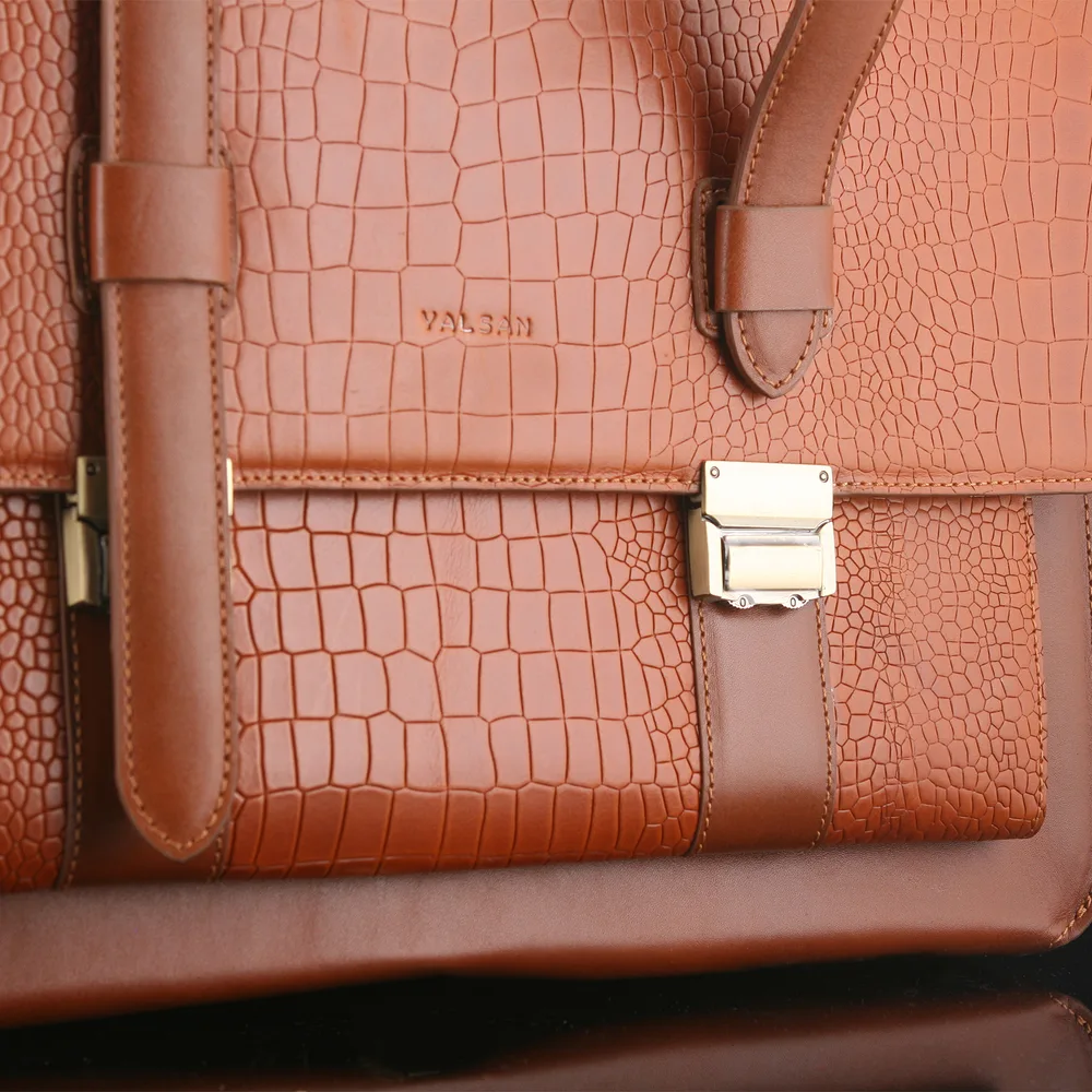 کیف اداری مردانه مدل آرات کد 069-PRM چرم یلسان — تصویر ۷