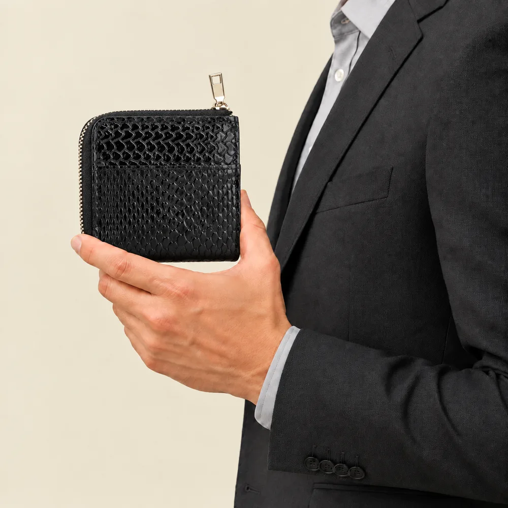 کیف پول مدل رادین کد 080-MRV چرم یلسان — تصویر ۶