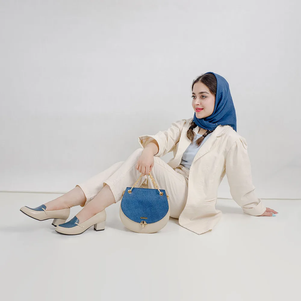 ست کیف و کفش زنانه مدل دلاریس کد 927-KELARA-SHT چرم یلسان — تصویر ۳