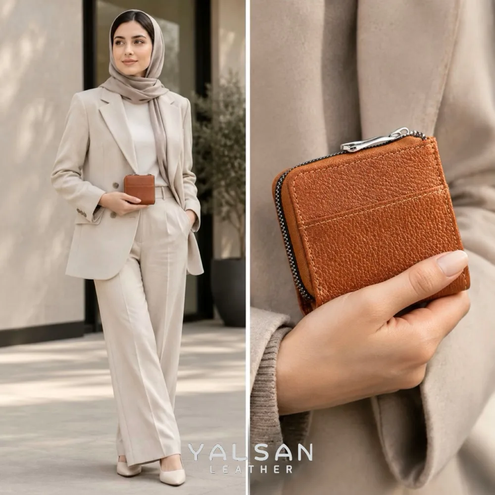 کیف پول مدل رادین کد 080-BF چرم یلسان — تصویر ۱۴