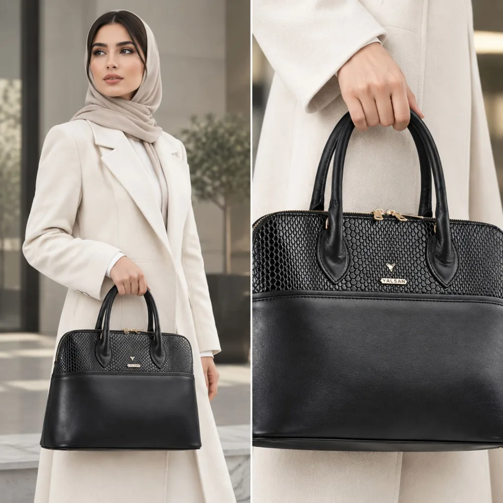 کیف دستی زنانه مدل دنیز کد 003-MRV چرم یلسان — تصویر ۲
