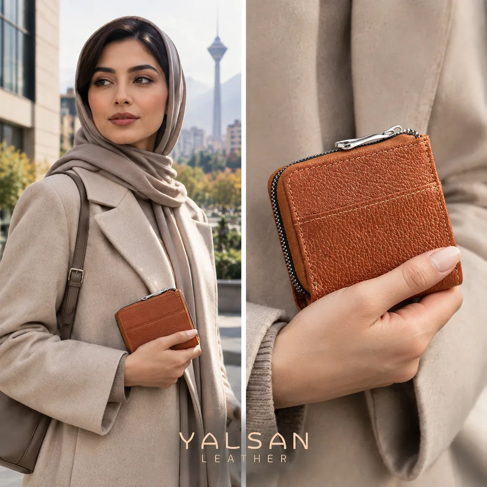 کیف پول مدل رادین کد 080-BF چرم یلسان — تصویر ۱۵