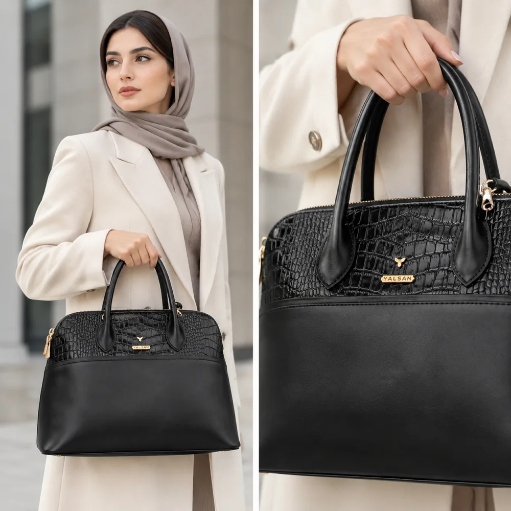کیف دستی زنانه مدل دنیز کد 003-GC چرم یلسان — تصویر ۴