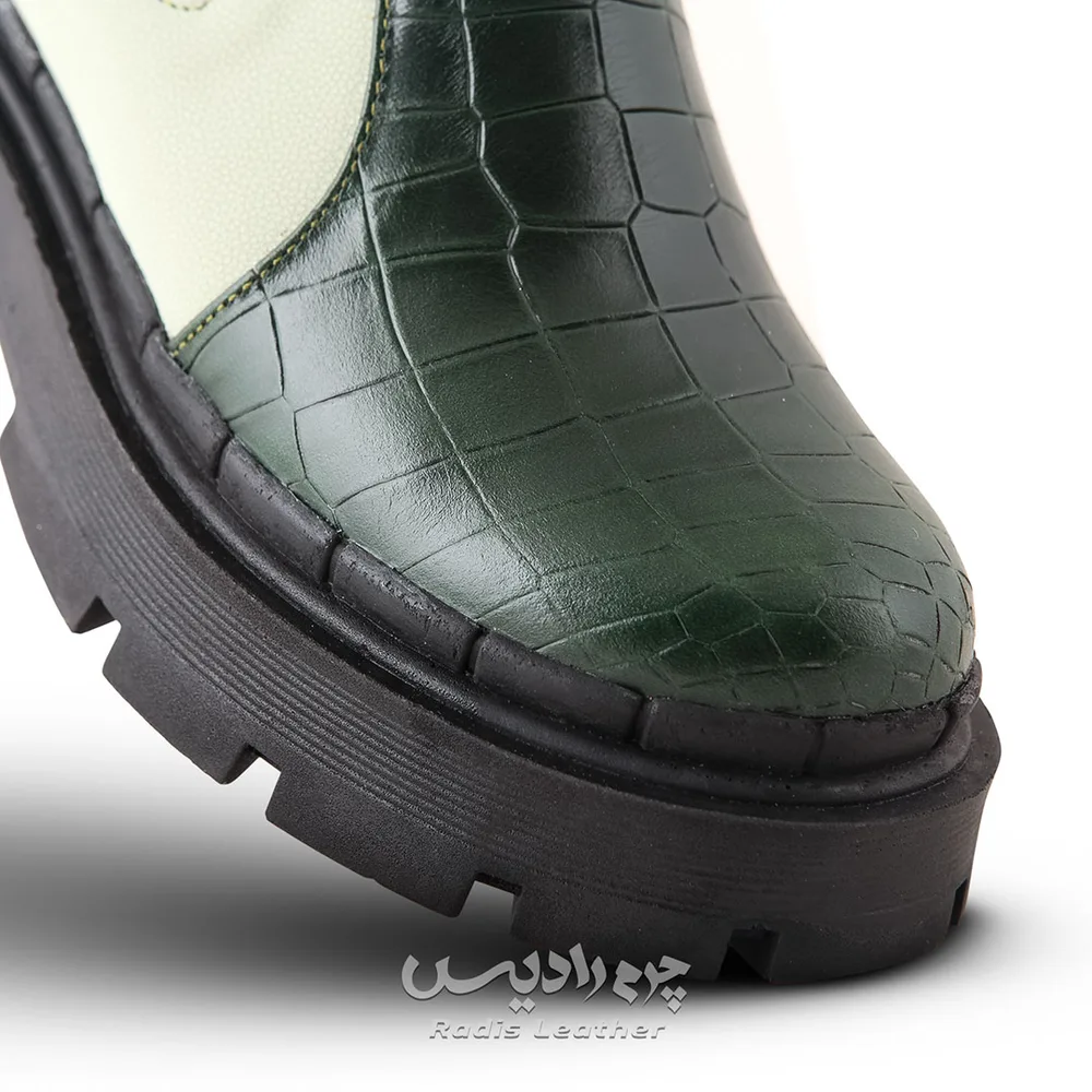 نيم بوت زنانه مدل GERBERA کد M.PRM-663 چرم رادیس — تصویر ۵