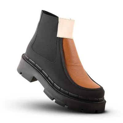 نیم بوت زنانه مدل SETILA کد 659-M.MC چرم رادیس