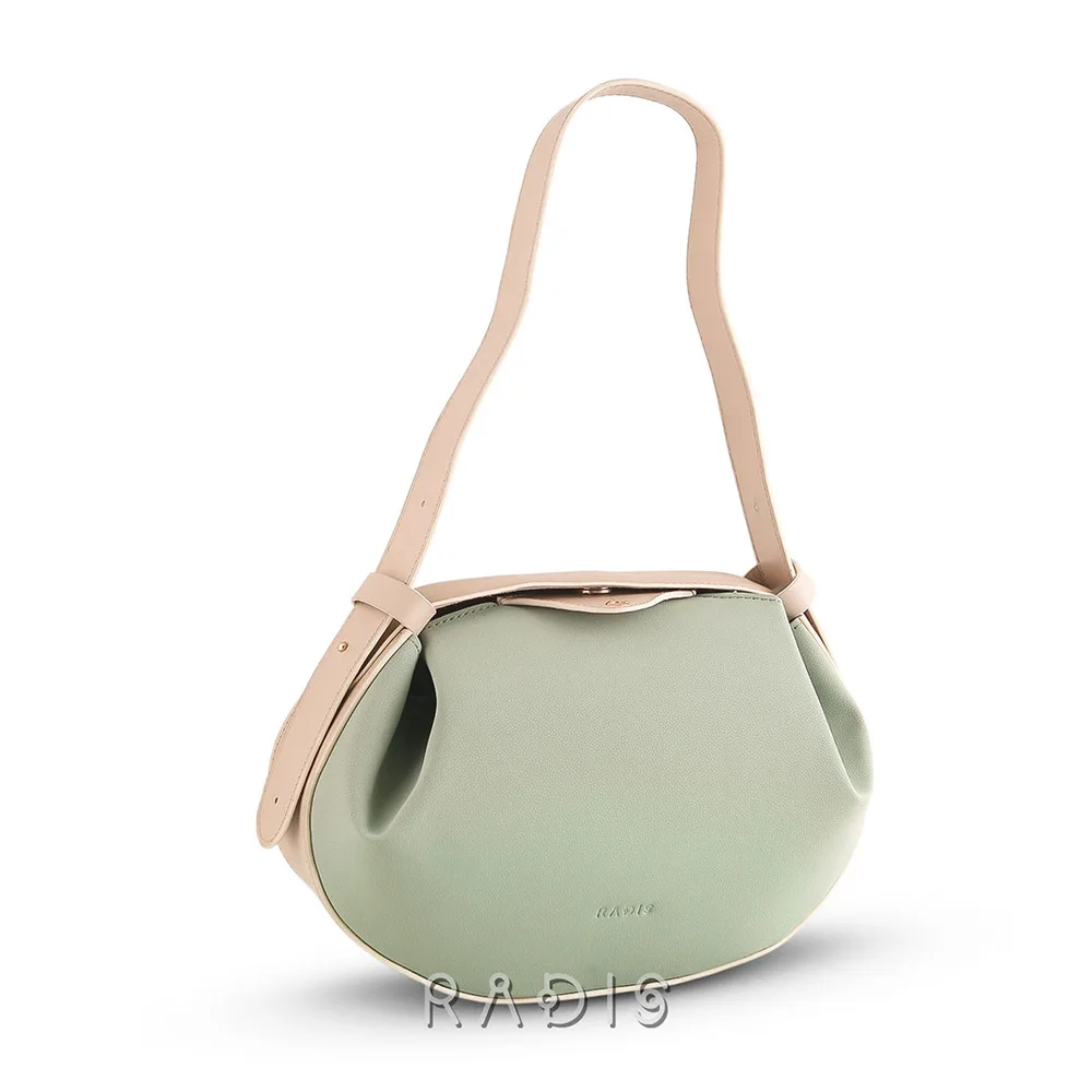 کیف دوشی و دستی زنانه مدل Airal کد 137-M.BS چرم رادیس — تصویر ۵